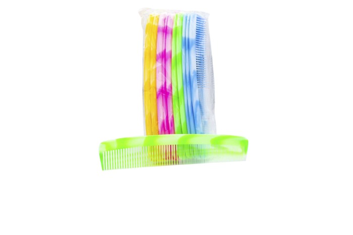 Pieptan de par color plastic "19 cm" engross [2]