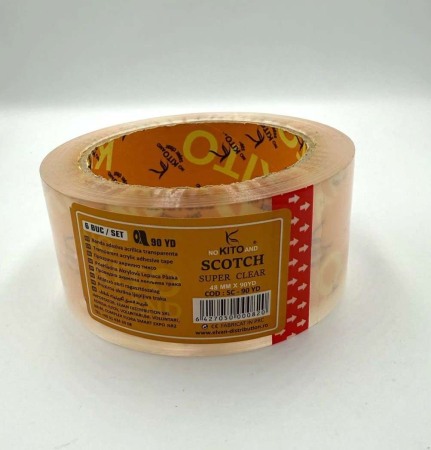 Banda adeziva de tip scotch, acrilica, 48 mm x 90 yard, Transparent engross [1]