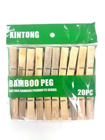 Hooks - Carlige de rufe din lemn "bambus" "6.1 X 1.1cm"