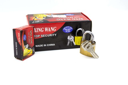 Non-Food - Lacat auriu engross 32mm