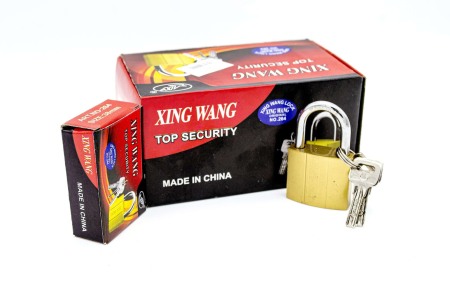 Non-Food - Lacat auriu engross 38mm