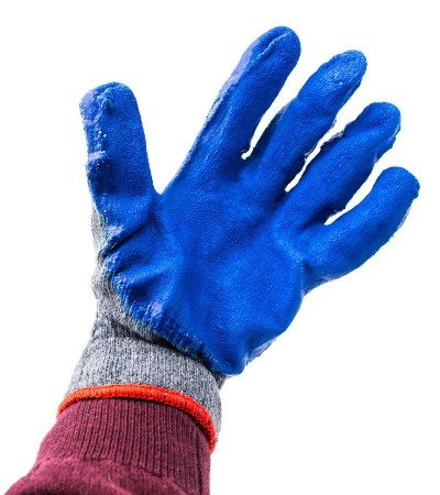 Manusi de lucru albastre de lana engross [1]