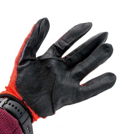 Manusi de protectie sintetice cauciucate rosii engross [1]