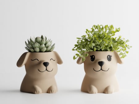 Ghivece - PuppyPot - ghiveciul irezistibil de drăgălaș în formă de cățeluș