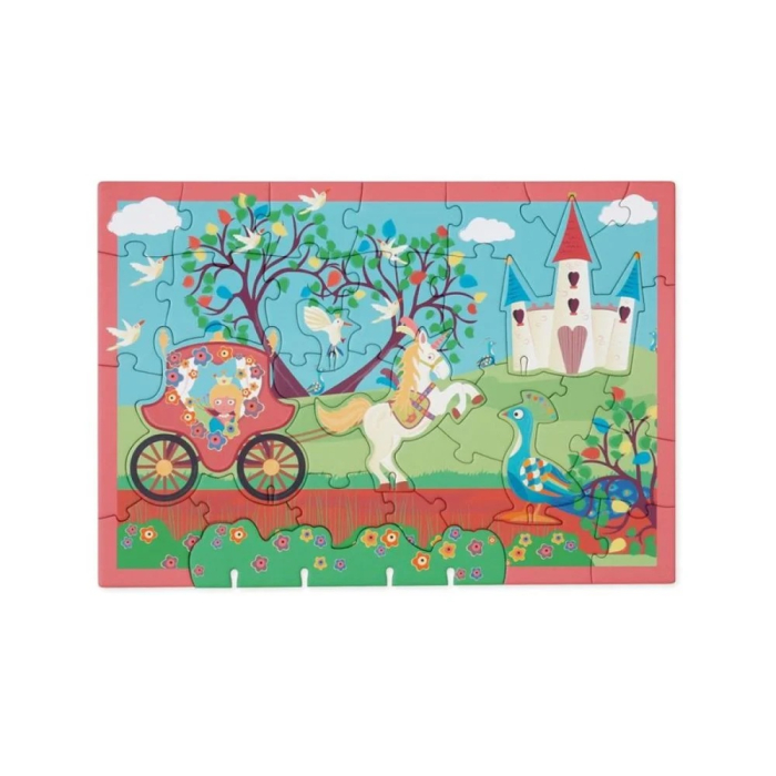 Puzzle 2 in 1 educativ si interactiv EMC ONSHOP®- "Castelul Printesei", cu scena de joaca 3D, 32 piese puzzle + 11 piese 3D, +3 ani [2]