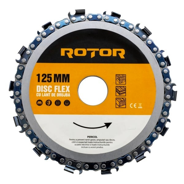 Disc flex cu lanț de drujbă 125 mm ROTOR [2]