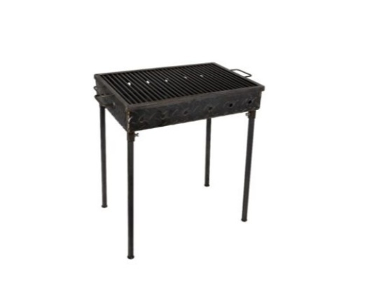 Gratar din otel, 70 x 50 cm x 3mm, cu tabla zincata [2]