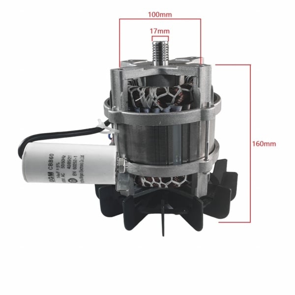 Motor pentru betoniera 650W, 2700 rot/min, Bobinaj cupru, Elefant [2]