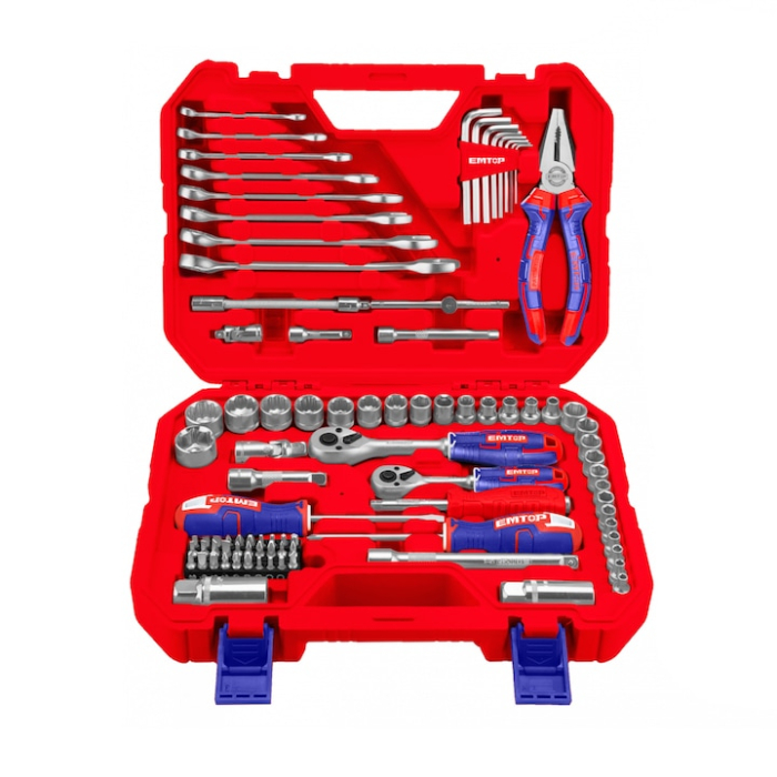 Trusa de scule si accesorii, 91 componente, cutie transport [2]
