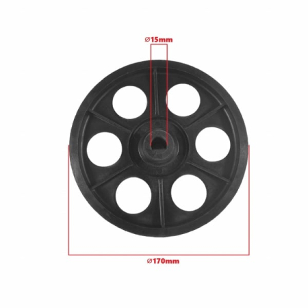 Piese pentru betoniera - 2x Bucati Fulie betoniera HCM650 Elefant