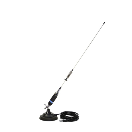 Kit Statie radio CB portabila PNI Escort HP 82, multi standard, 4W, 12V, AM-FM si antena CB PNI S75, 75cm, cu magnet inclus [1]