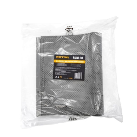Aspiratoare - 5x Bucati Sac textil 30 L pentru aspirator ROTOR RUM-30