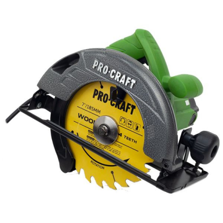 Fierastraie electrice - Circular electric de mana Procraft KR2300, 2.3 kW, 185 mm, 5000 rot/min