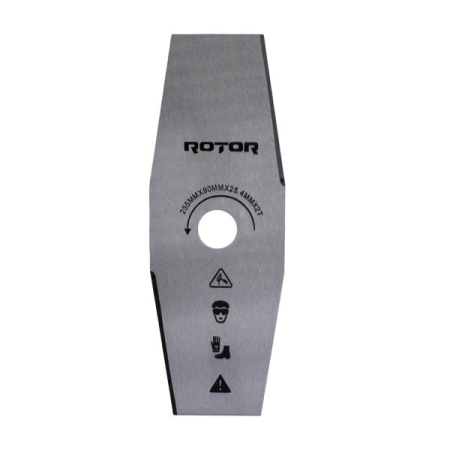 Motocoase - Cuțit tăietor drept 2T 255x25,4x1,6 mm ROTOR