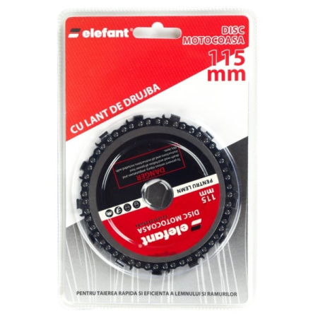 Motocoase - Disc flex cu lant de drujba 115 mm ELEFANT