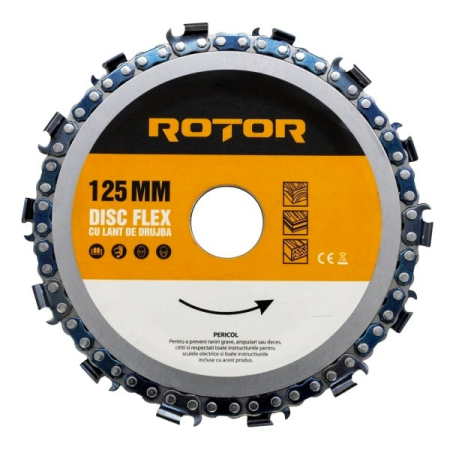 Disc flex cu lanț de drujbă 125 mm ROTOR [1]