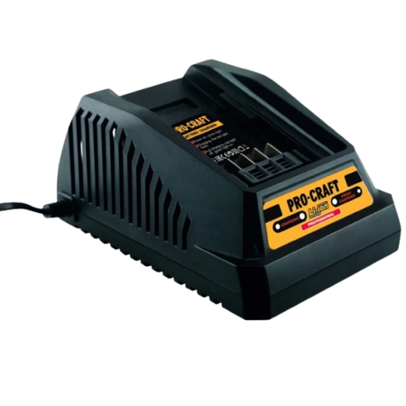 Produse EmagMarketplace - Incarcator rapid pentru acumulatori PROCRAFT, 220 V, tensiune 40V, curent incarcare 1A, cablu 1.4 metri