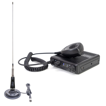Statii radio & Detectoare radar - Kit Statie radio CB PNI Escort HP 2020 un singur canal 22 cu antena CB PNI LED 2000 cu magnet inclus