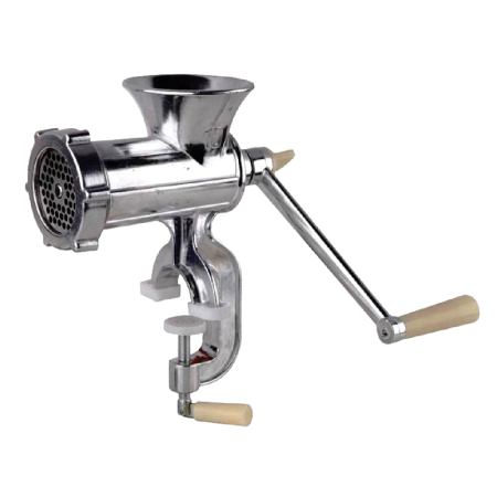 Produse EmagMarketplace - Masina de tocat carne manuala, CLIVIA, nr.10 din aluminiu