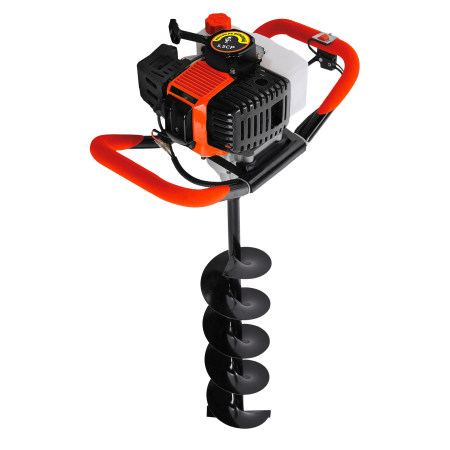 Motosape si motocultoare - Motoburghiu foreza de pamant Gospodarul Profesionist ED520 - 3 CP, 3 burghie incluse (100,150,200mm)