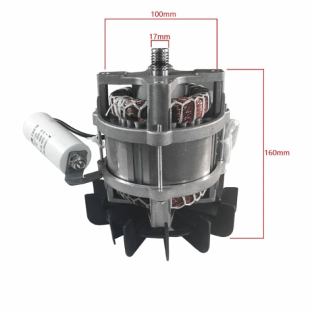 Motor betoniera 850W, 2700 rot/min, Bobinaj cupru, Elefant [2]