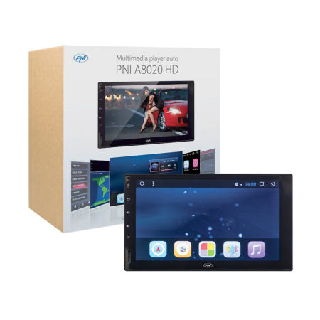 Sisteme de navigatie - Multimedia player auto PNI A8020 HD cu GPS si Android Bluetooth Wifi montaj 2 DIN fara unitate optica