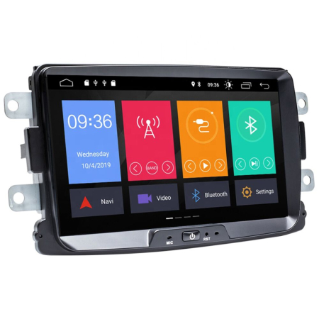 Sisteme de navigatie - Multimedia player auto PNI DAC100 cu Android 13, 2GB DDR3/ROM 32GB, Sistem navigatie pentru Dacia Logan 2, Sandero, Duster, Renault Captur, Touch Screen Bluetooth RDS