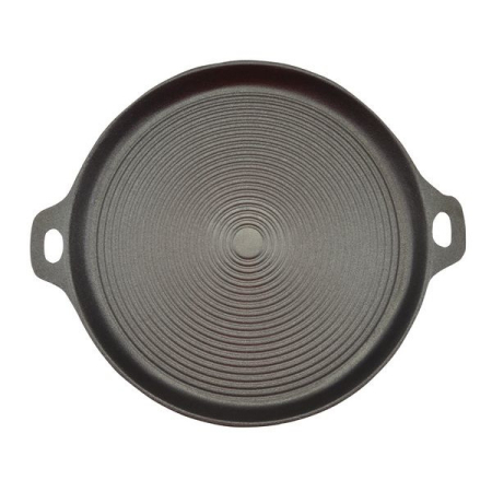 Grătare, Sobe și Accesorii - Placa gratar, fonta, rotunda, 34 cm, Perfect Home