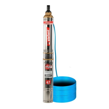 Pompe Submersibile pentru Apa Curata - Pompa submersibila ELEFANT 3.5STM2-8, 1000W, 8 turbine, 50 l/min, inaltime refulare 47 m
