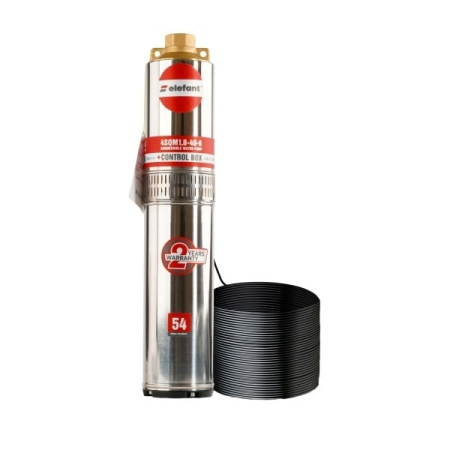 Pompe Submersibile pentru Apa Curata - Pompa submersibilă multietajată ELEFANT 4SQM1.8-40-6, 720 W, 6 turbine, 3.6 m³/h, bobinaj cupru