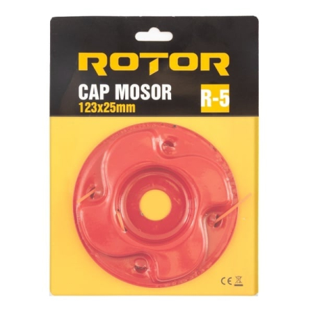 Motocoase - R-5 Cap mosor 123x75 mm cu fir 2.4 mm x 2 m ROTOR