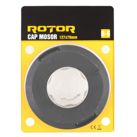 Motocoase - R-6 Cap mosor 127x70 mm cu fir 2.4 mm x 2 m ROTOR