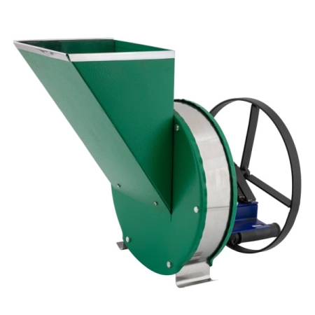 Razatoare manuale pentru fructe - Razatoare fructe manuala, fulie atasare motor, Partial Inox Vinita, 200 kg/h