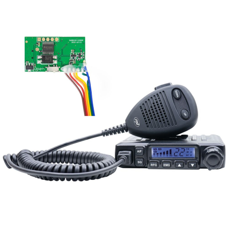 Statii radio & Detectoare radar - Statie radio CB PNI Escort HP 6500 Echo, 12V, RF Gain, ASQ, cu modul de ecou si roger beep inclus