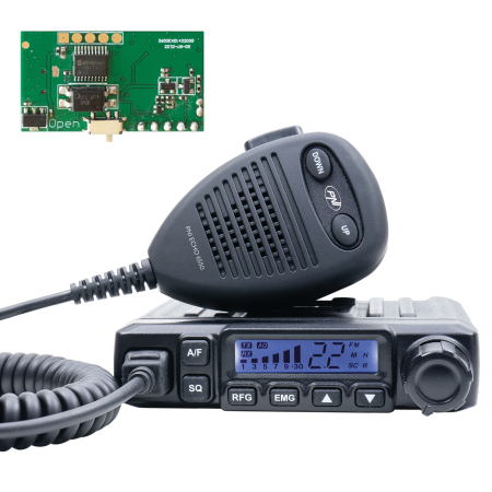 Statii radio & Detectoare radar - Statie radio CB PNI Escort HP 6550 cu PNI ECH01 instalat, multistandard, 4W, AM-FM, 12V, ASQ, cu modul de ecou