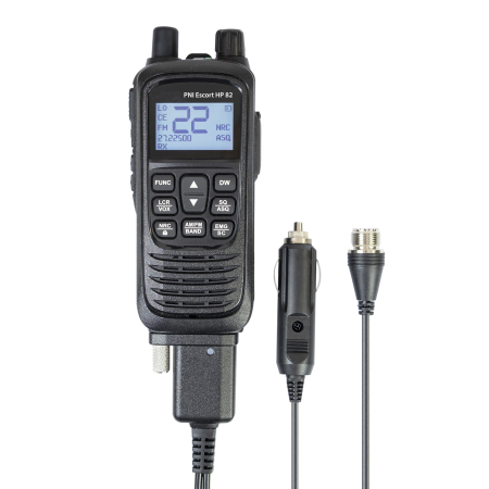 Statii radio & Detectoare radar - Statie radio CB portabila PNI Escort HP 82, multi standard, 4W, 12V, AM-FM, NRC, Dual Watch, Roger Beep, ASQ SQ reglabil, VOX