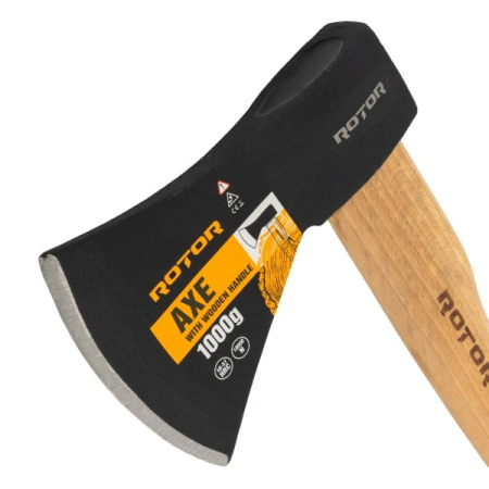 Topoare - Topor cu maner de lemn 1000g