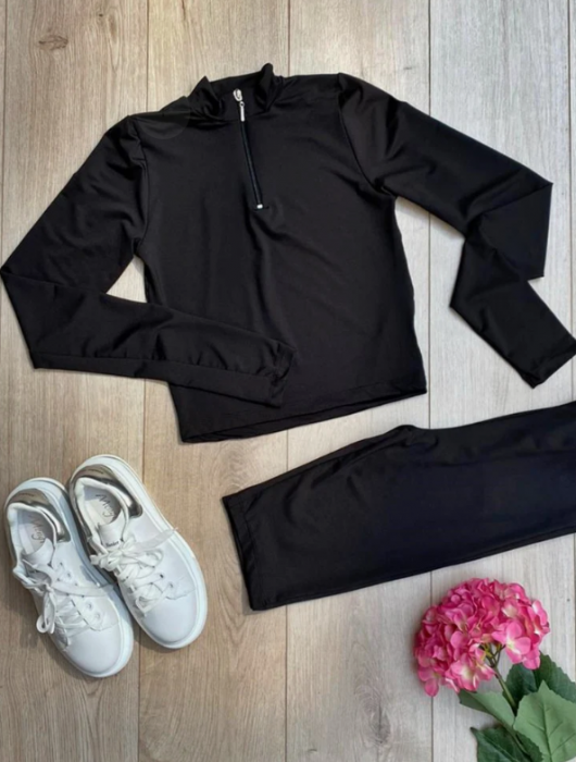 Compleu Fitness Mulat Negru [3]