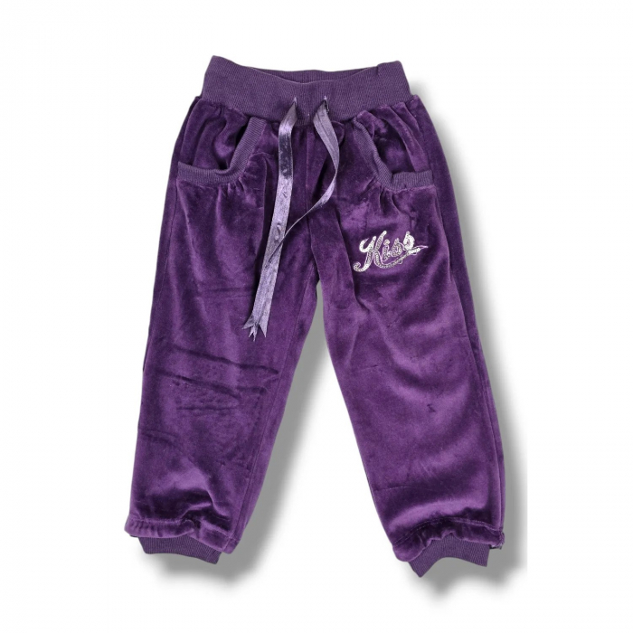 Pantaloni trening catifea 100% bumbac 2-6 ANI [1]