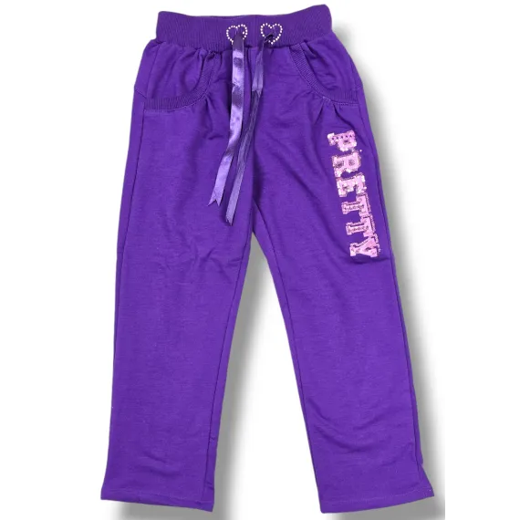 Pantaloni trening fetite 100% bumbac [1]