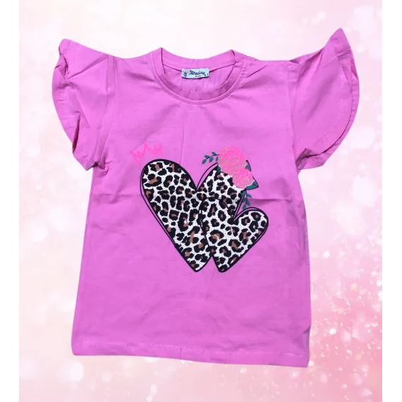 Tricou fetite 2 inimioare [1]
