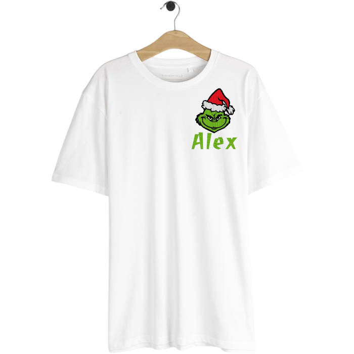 Tricou Barbat Brodat Grinch si Nume [2]