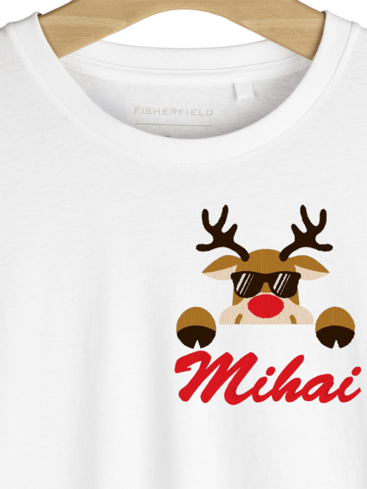 Tricou Barbat Brodat Ren si Nume [3]