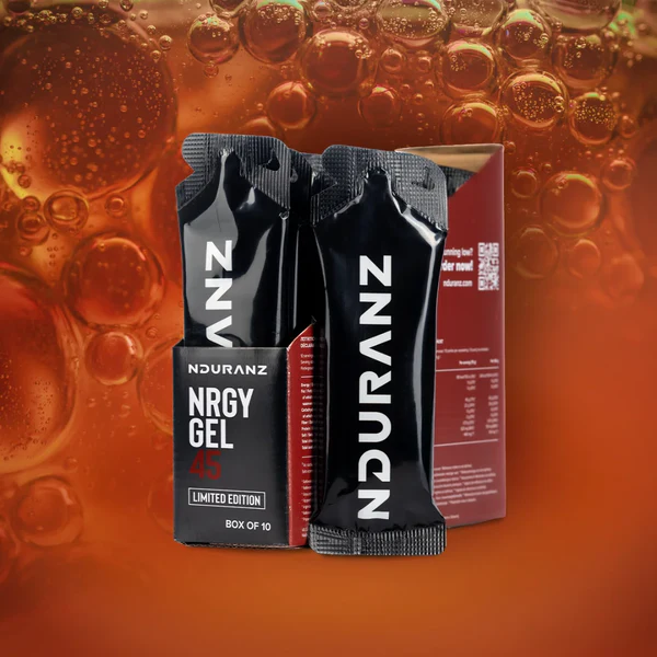 Gel de carbohidrati cu aroma cola, NDURANZ Prototype Nrgy Gel 45, amestec de electroliti, set 10x75g [2]