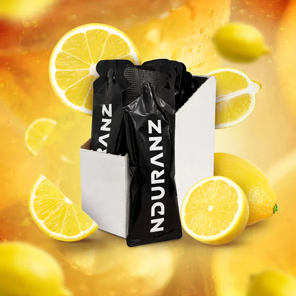 Gel de carbohidrati cu aroma lemon ice tea, NDURANZ Prototype Nrgy Gel 45, amestec de electroliti, set 10x75g [2]