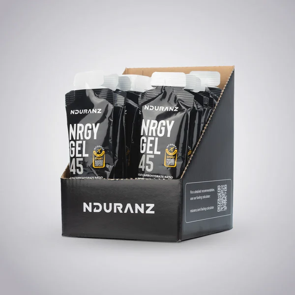 Geluri - Gel de carbohidrati, NDURANZ Nrgy Gel 45, fără aromă, set 16x75g