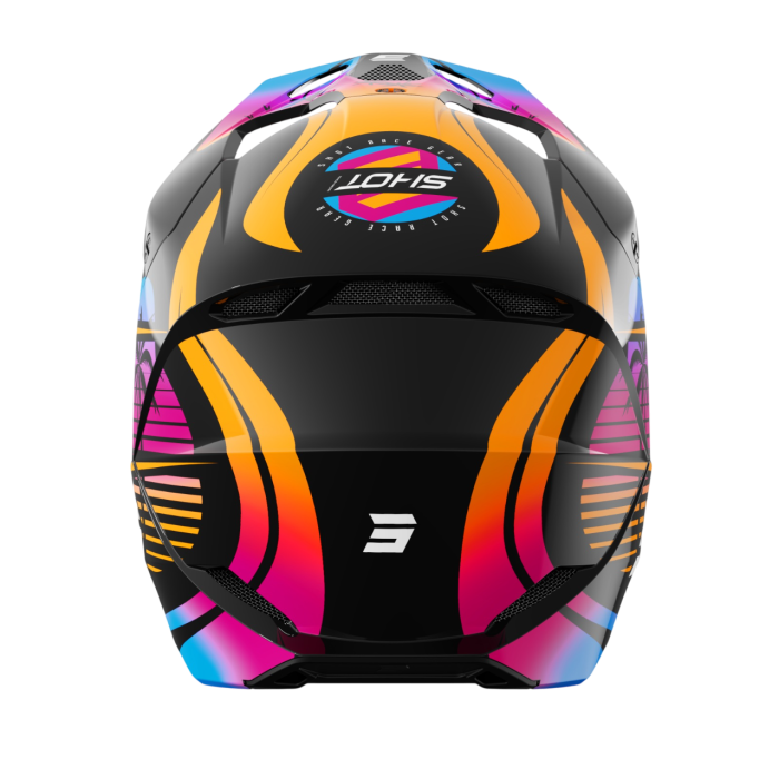 Casca SHOT Furious Miami Orange Glossy [3]