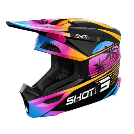 Casti Enduro - Casca SHOT Furious Miami Orange Glossy