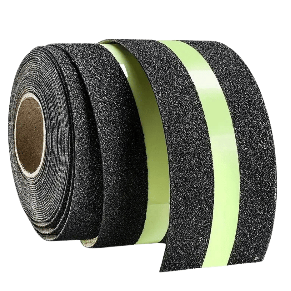banda antiderapanta fosforescenta negru verde 5cm 5m Enzoria [7]