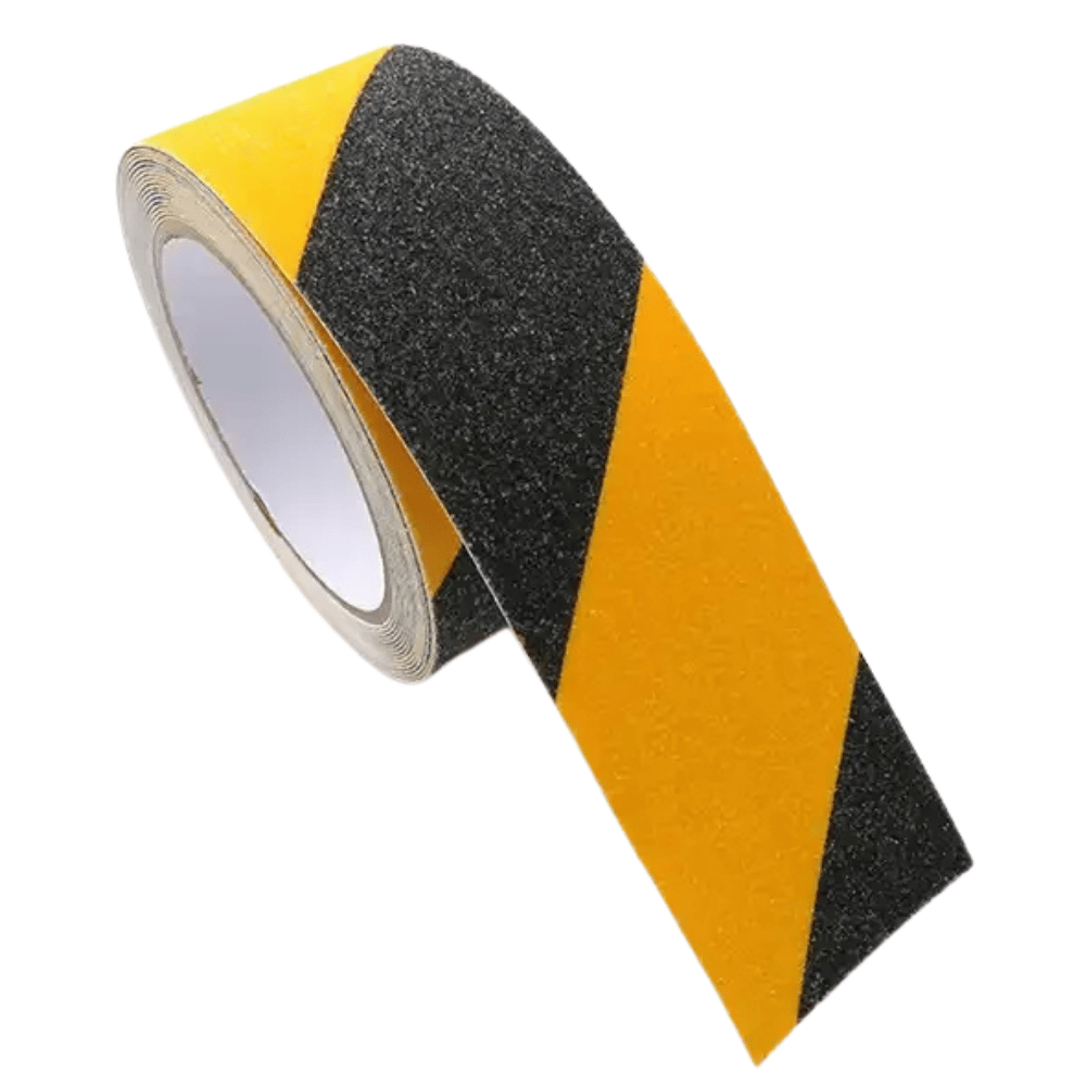 banda antiderapanta abraziva negru galben 5cm x 5m Enzoria [2]